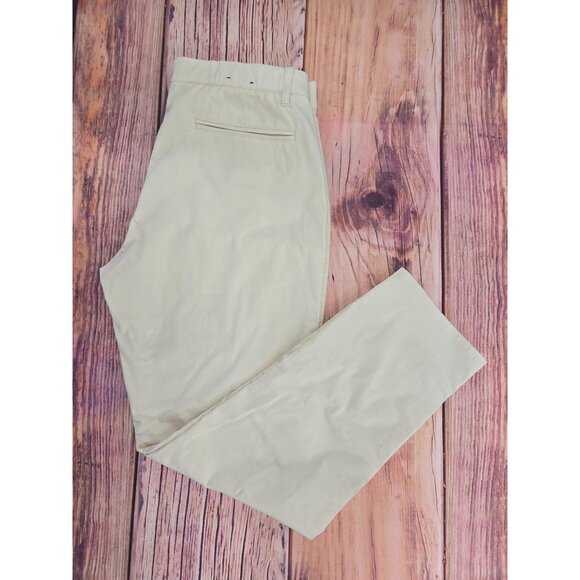 FootJoy Mens Beige Khaki Pants Size 34x30 Cotton Blend - Picture 3 of 7